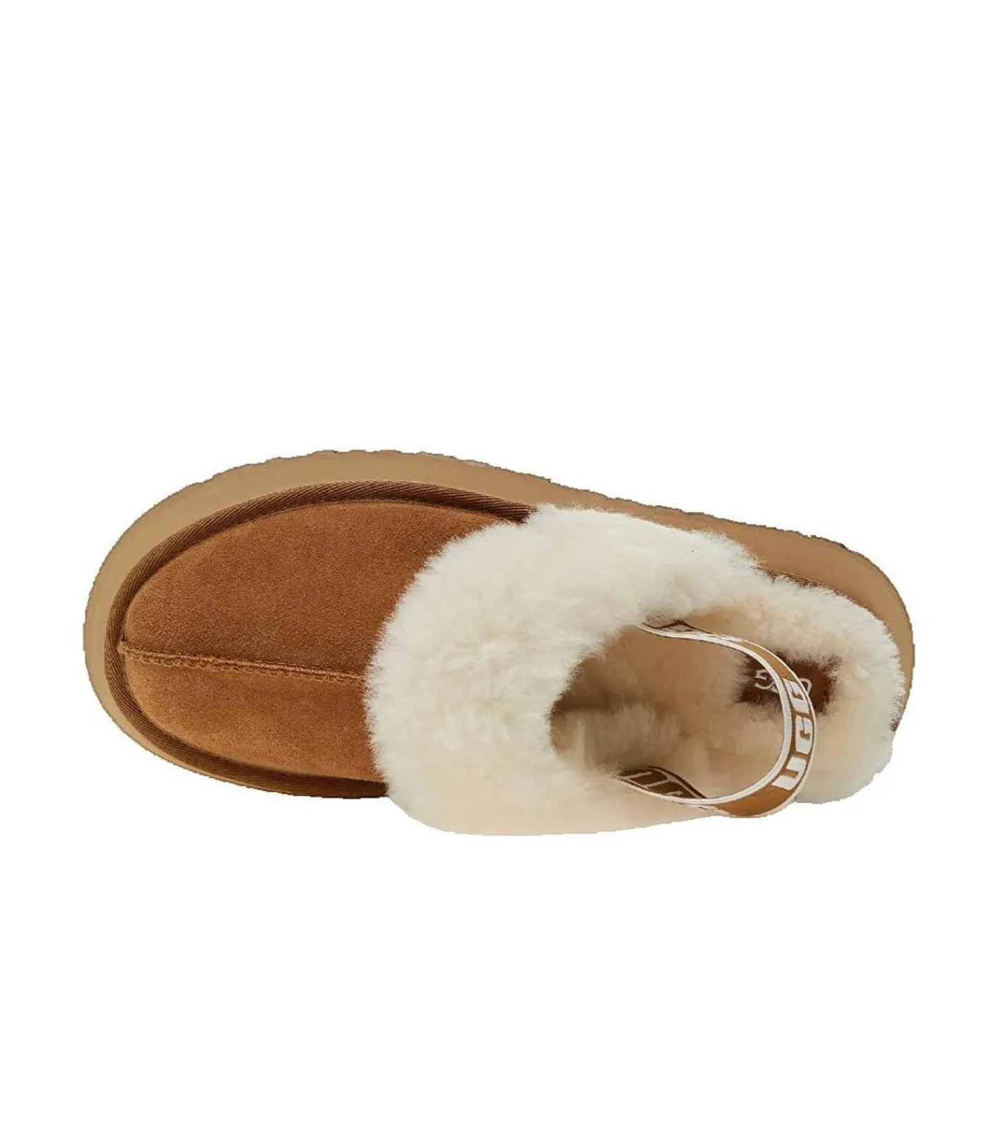 UGG suède leren mules met schapenvacht voering in bruin brown Discount