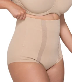 LUNA Ultra hoge taille slip SCULPT beige Clearance
