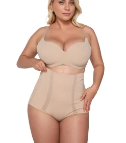 LUNA Ultra hoge taille slip SCULPT beige Clearance