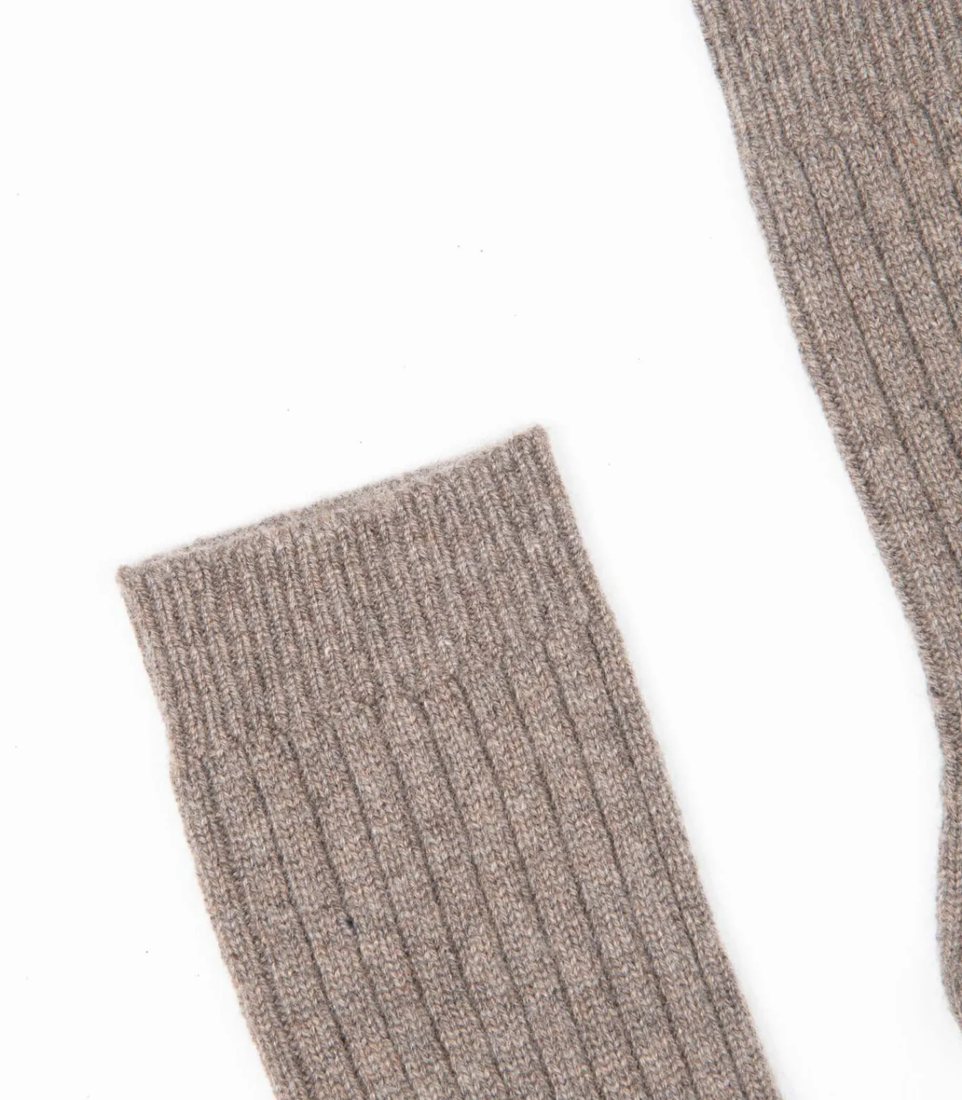 Studio Cashmere8 UNI 13 Traditionele rib 4-draads - 100% kasjmier taupe
