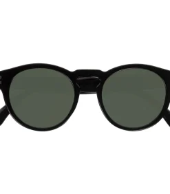 ISOTONER Unisex ronde zonnebril Zwart black
