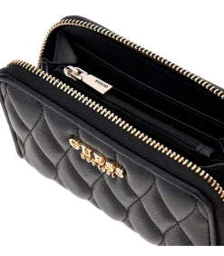 GUESS Valla Slg Medium Zip Around black