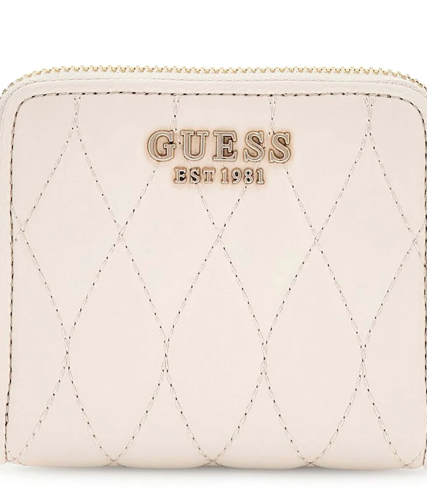 GUESS Valla Slg Small Zip Around white Discount