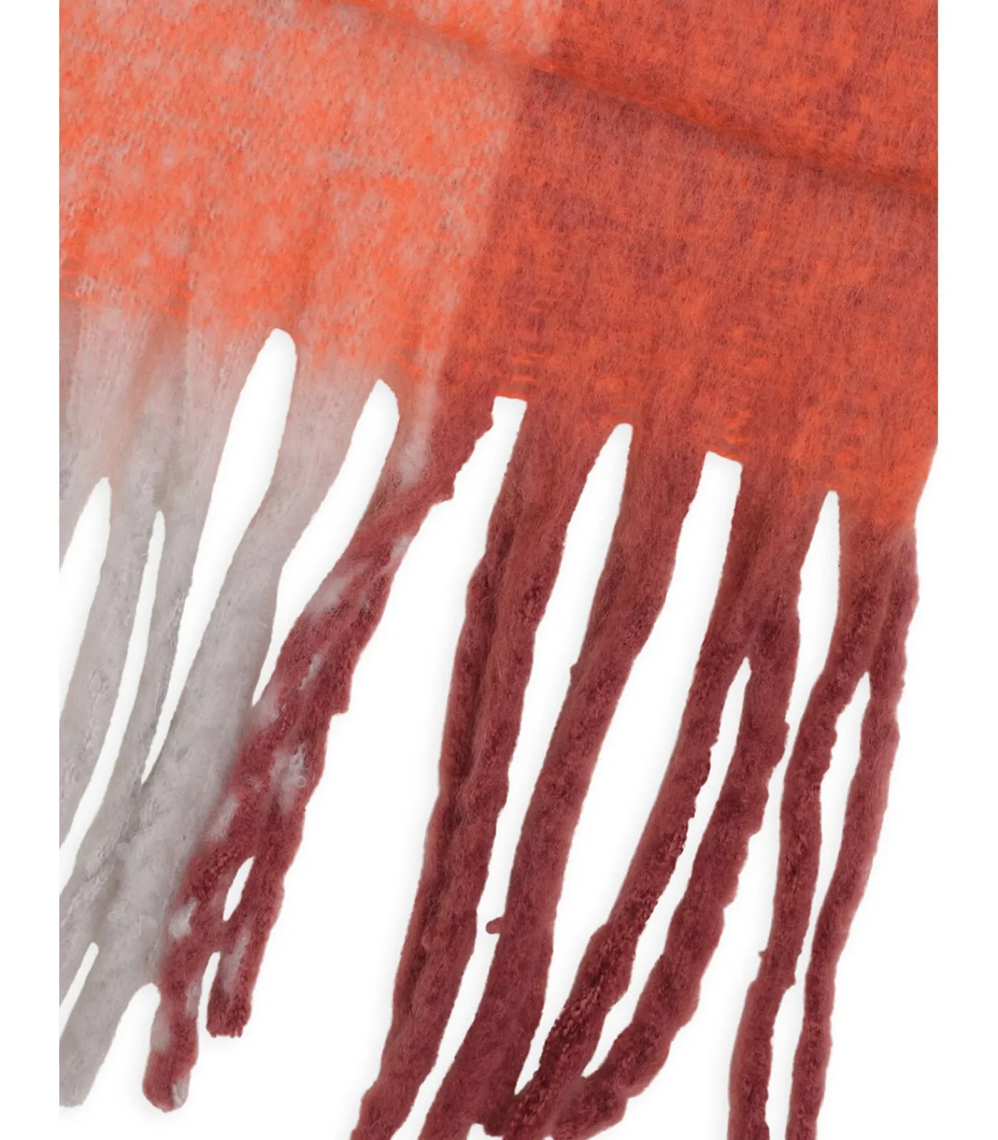 J&JOY Veelkleurige vierkante sjaal met franje multicolor Clearance