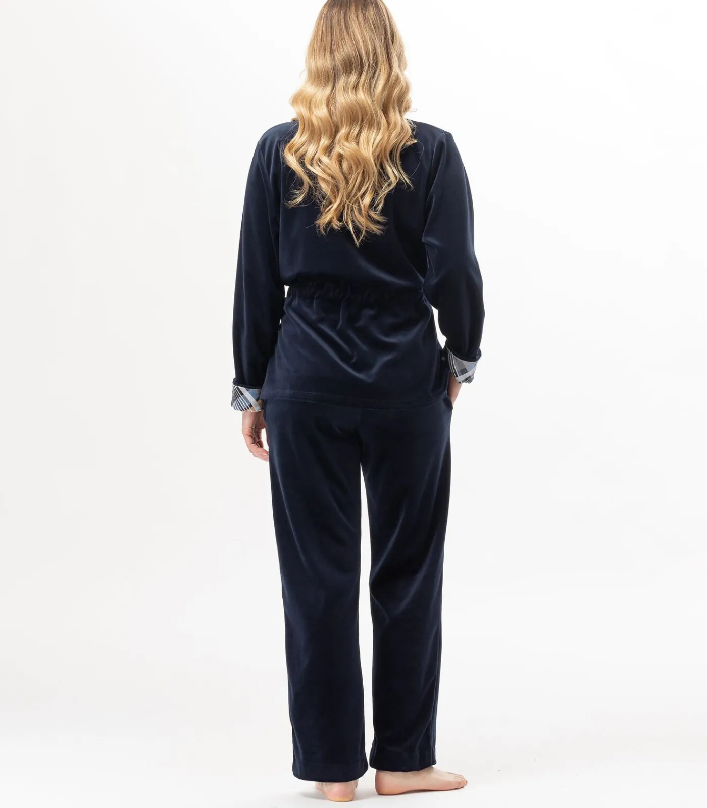 LE CHAT Velours homewear-set BRADLEY 126 blue
