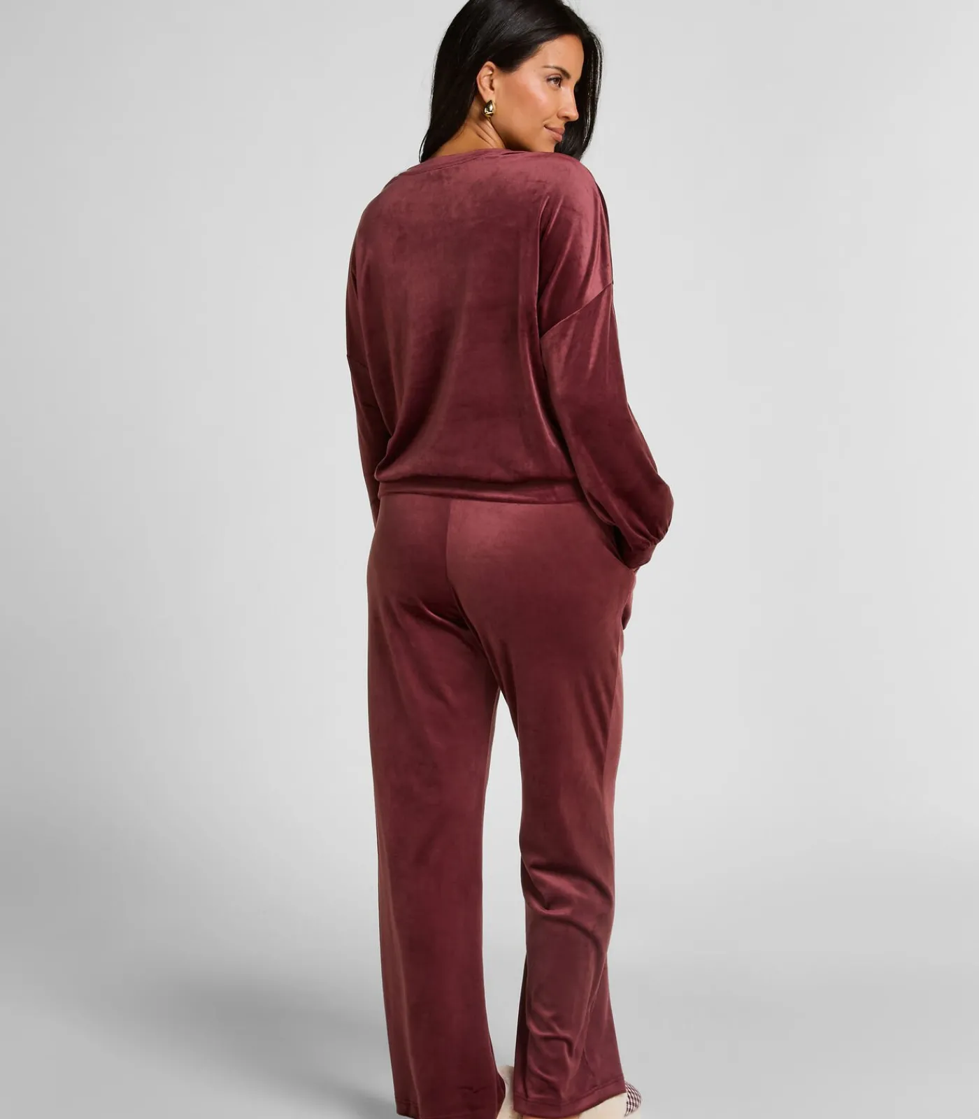 Hunkemöller Velours Top red Best