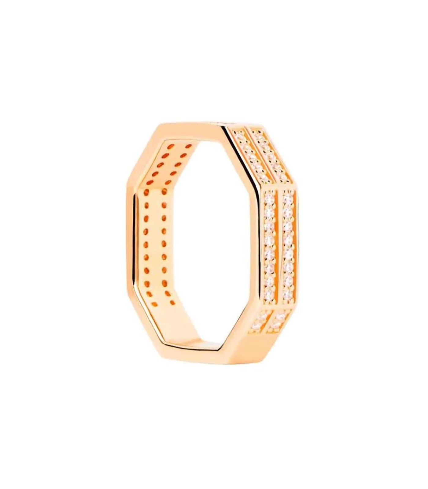 PDPAOLA Verguld zilveren ring Olympia gold Sale