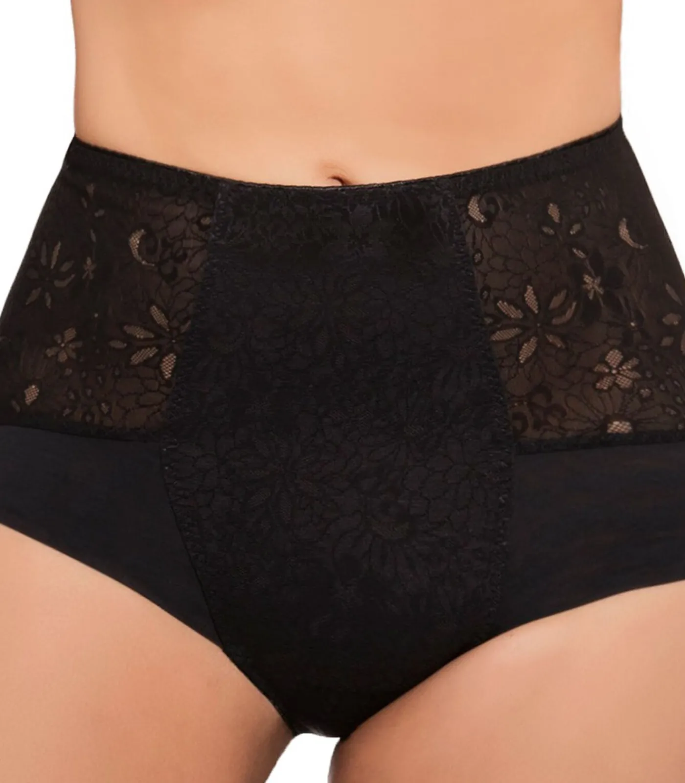 Ulla Dessous Verstevigende slip met hoge taille Alice black New