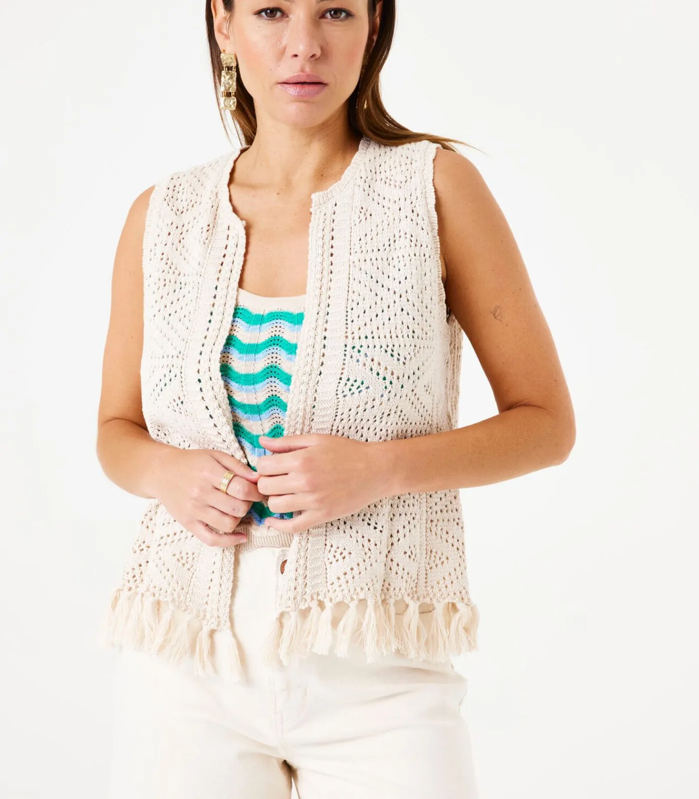 Garcia Vest brown Online