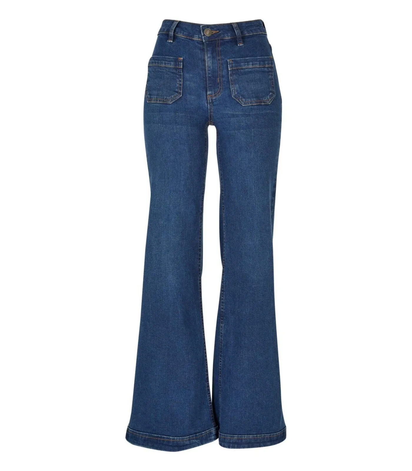Urban Classics VINTAGE - Jeans - Denimblauw blueJeans Hot