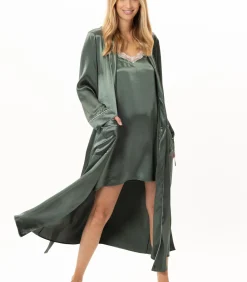 LE CHAT Viscose badjas DARCY 160 green Online