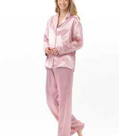 LE CHAT Viscose pyjama met knopen DARCY 106 pink Outlet