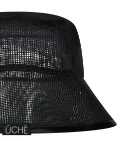ÚCHÈ vissershoed met logo black New