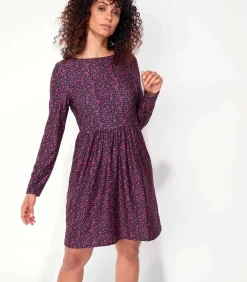 La Fiancée Vloeiende jurk KANEI violet Outlet