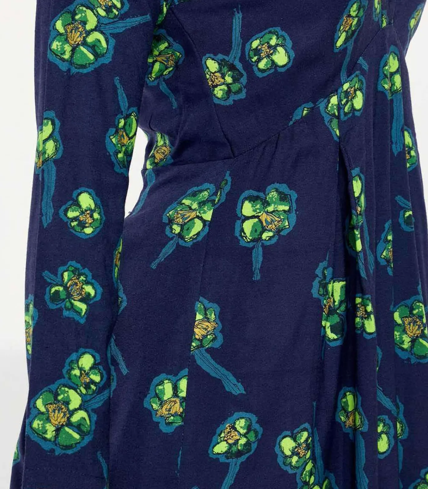 La Fiancée Vloeiende uitlopende jurk bedrukt MIRZAPUR darkBlue Outlet