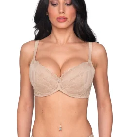 LUNA Voorgevormde balconette bh MELODY beige Hot