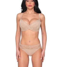 LUNA Voorgevormde balconette bh MELODY beige Hot