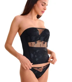 LISCA Voorgevormde balconette bustier met meerdere posities black Discount