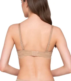 LUNA Voorgevormde bandeau beha MELODY beige Online