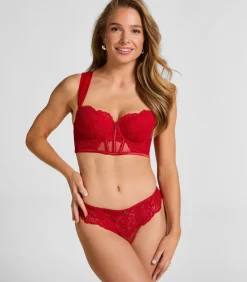 Hunkemöller Voorgevormde longline beugel bh Whitney red Discount