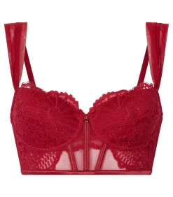 Hunkemöller Voorgevormde longline beugel bh Whitney red Discount