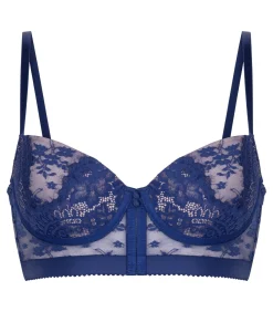 Hunkemöller Voorgevormde longline beugel bh Lou blue