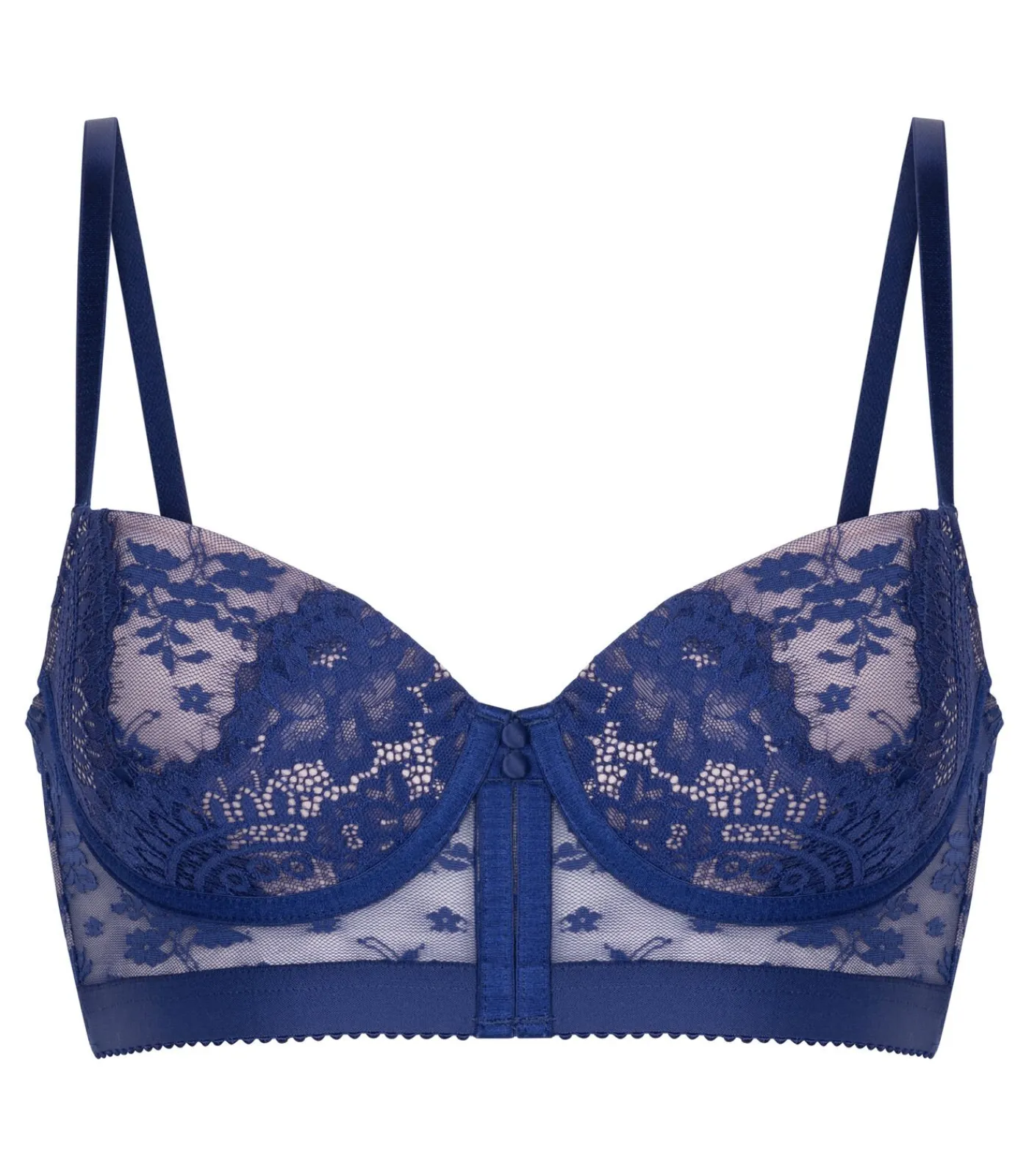 Hunkemöller Voorgevormde longline beugel bh Lou blue