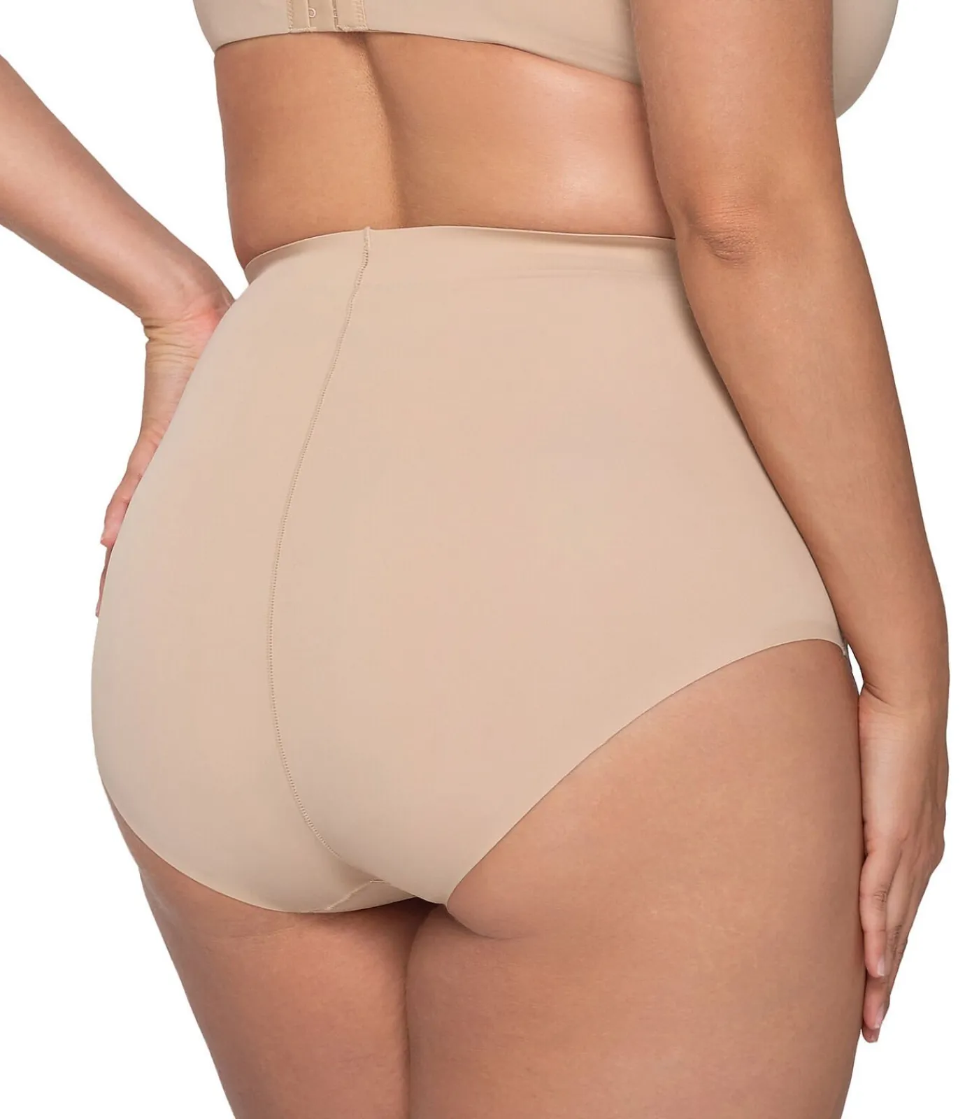 LUNA Vormende slip met hoge taille SCULPT beige Clearance