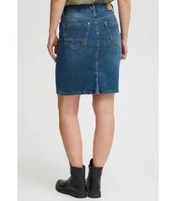 Pulz Jeans Vrouwenrok Karolina HW blue Online