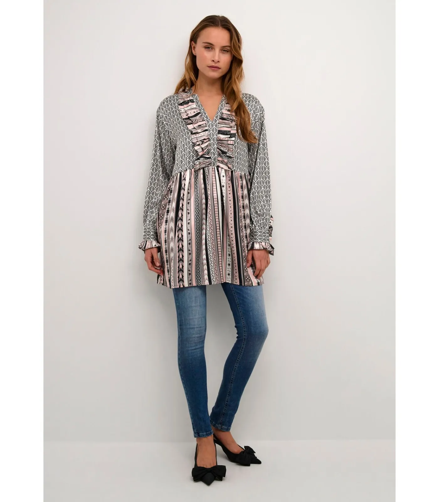 CULTURE Vrouwentuniek Maisie gray Clearance