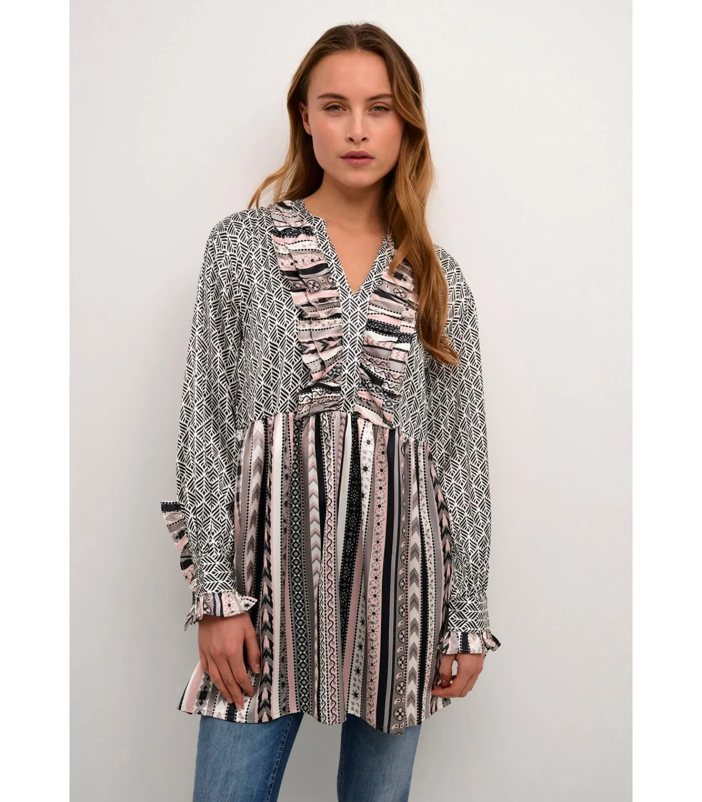 CULTURE Vrouwentuniek Maisie gray Clearance