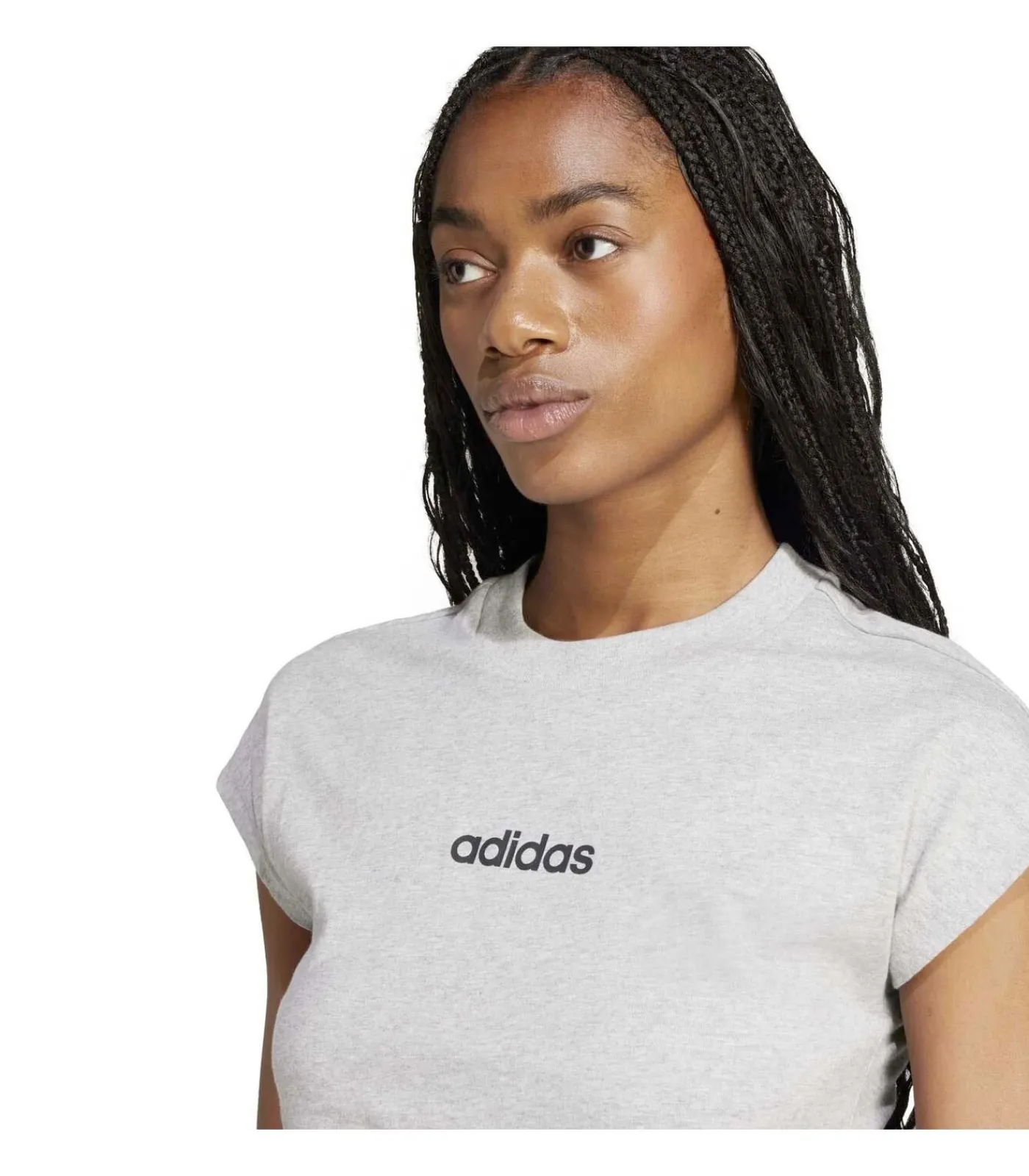 Adidas Sportswear W Lin Sj T gray Sale