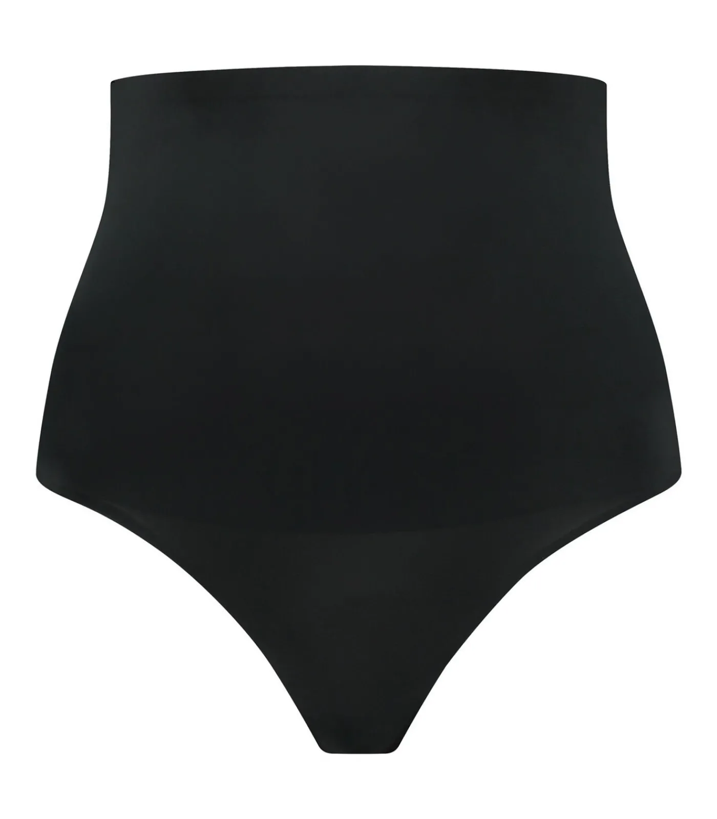 Bye Bra Waist Control Hoge Taille String | Zwart Xl black Discount