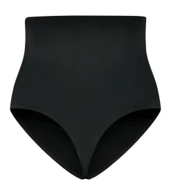 Bye Bra Waist Control Hoge Taille String | Zwart Xl black Discount
