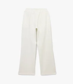 Koton Wijd uitlopende joggingbroek met elastische taille en print white New