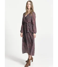 J&JOY Wikkeljurk met lange mouwen multicolor Clearance