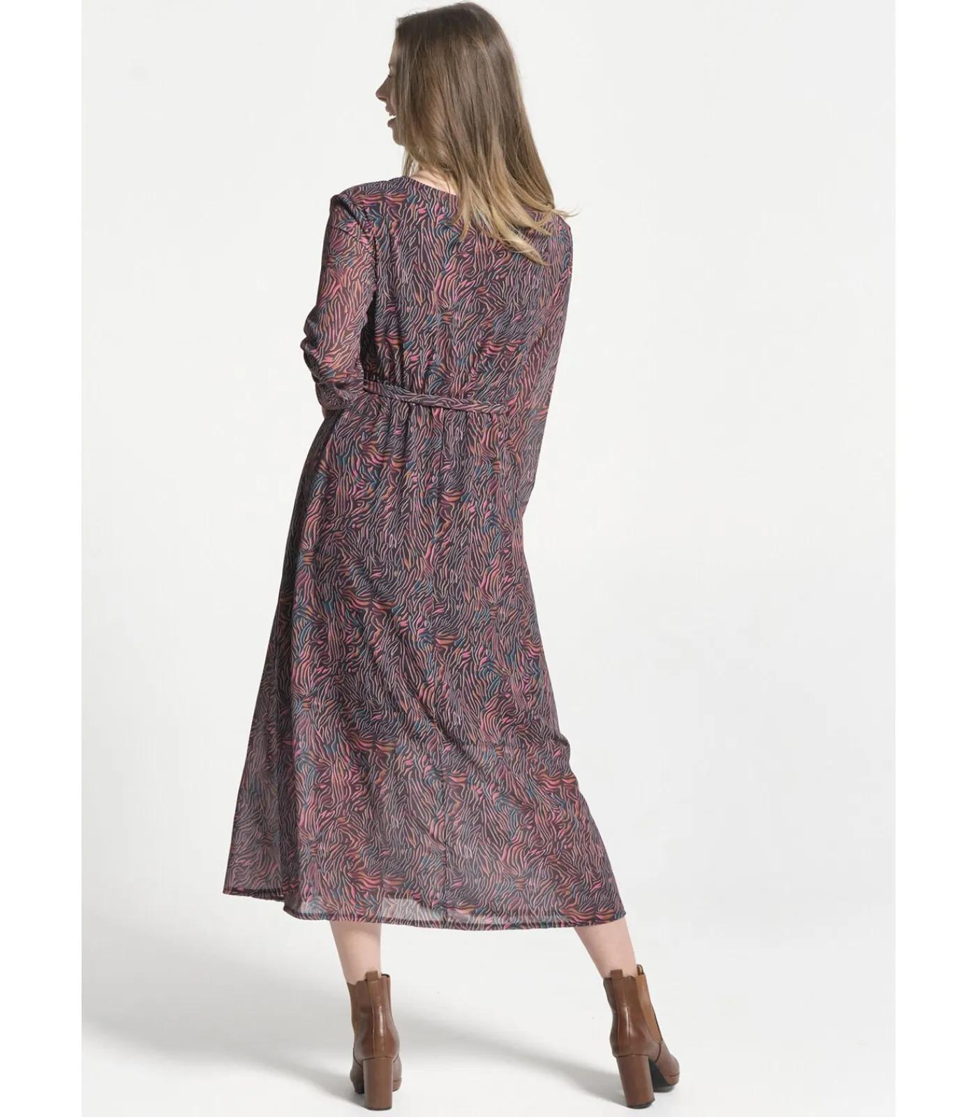 J&JOY Wikkeljurk met lange mouwen multicolor Clearance