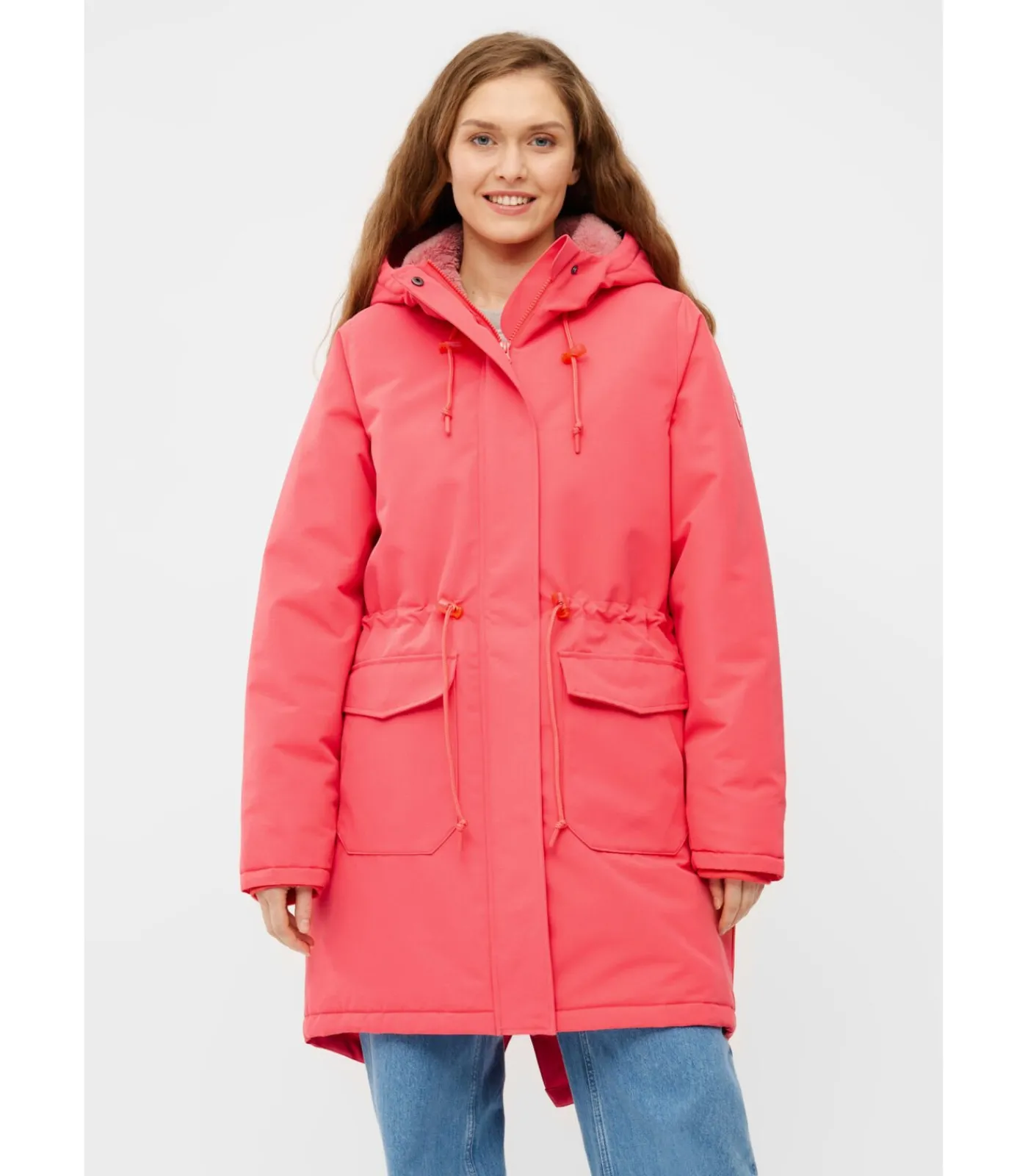 Derbe Winterjas “Friese Festholm 90er” coral New