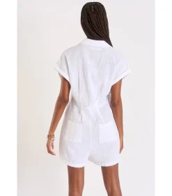 Banana Moon Wit overhemd met korte mouwen NATAL CHERYLL white