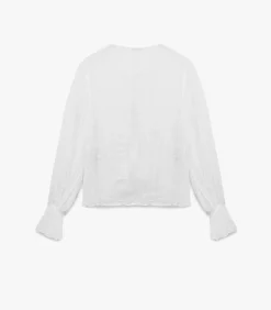 Koton Witte Blouse Met Lange Mouwen En Volants white Hot