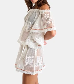 Banana Moon Witte kanten tuniekjurk CABANA SEAWAVES white Online