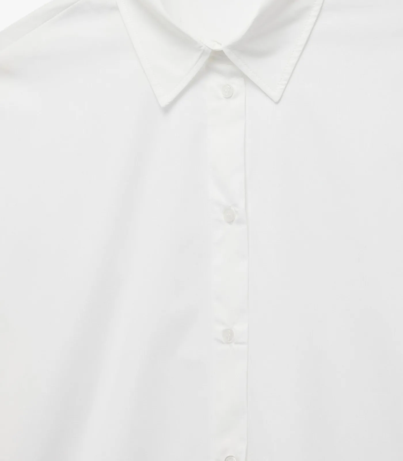 Koton Witte Katoenen Blouse Lange Mouwen white New