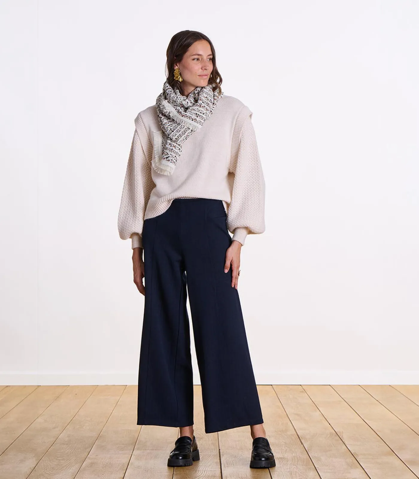 La Fée Maraboutée Witte sjaal white Clearance