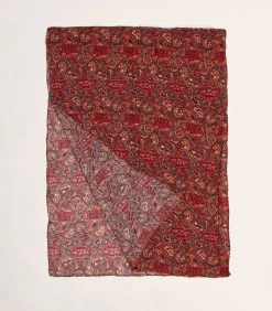 La Fiancée Wollen sjaal MIRAGE orange New