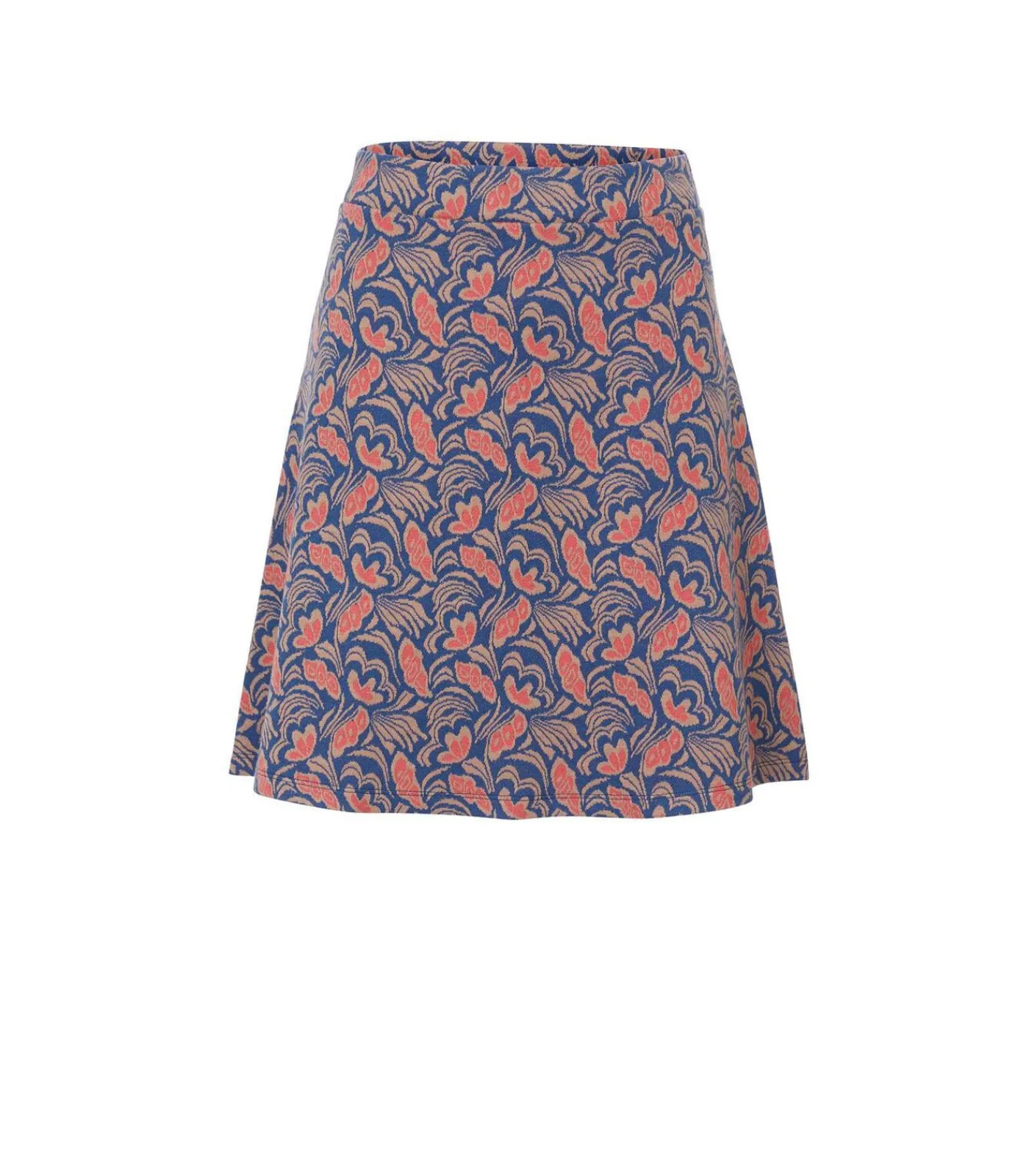 La Fiancée Zacht gebreide trapeze rok SIGRUN blueJeans