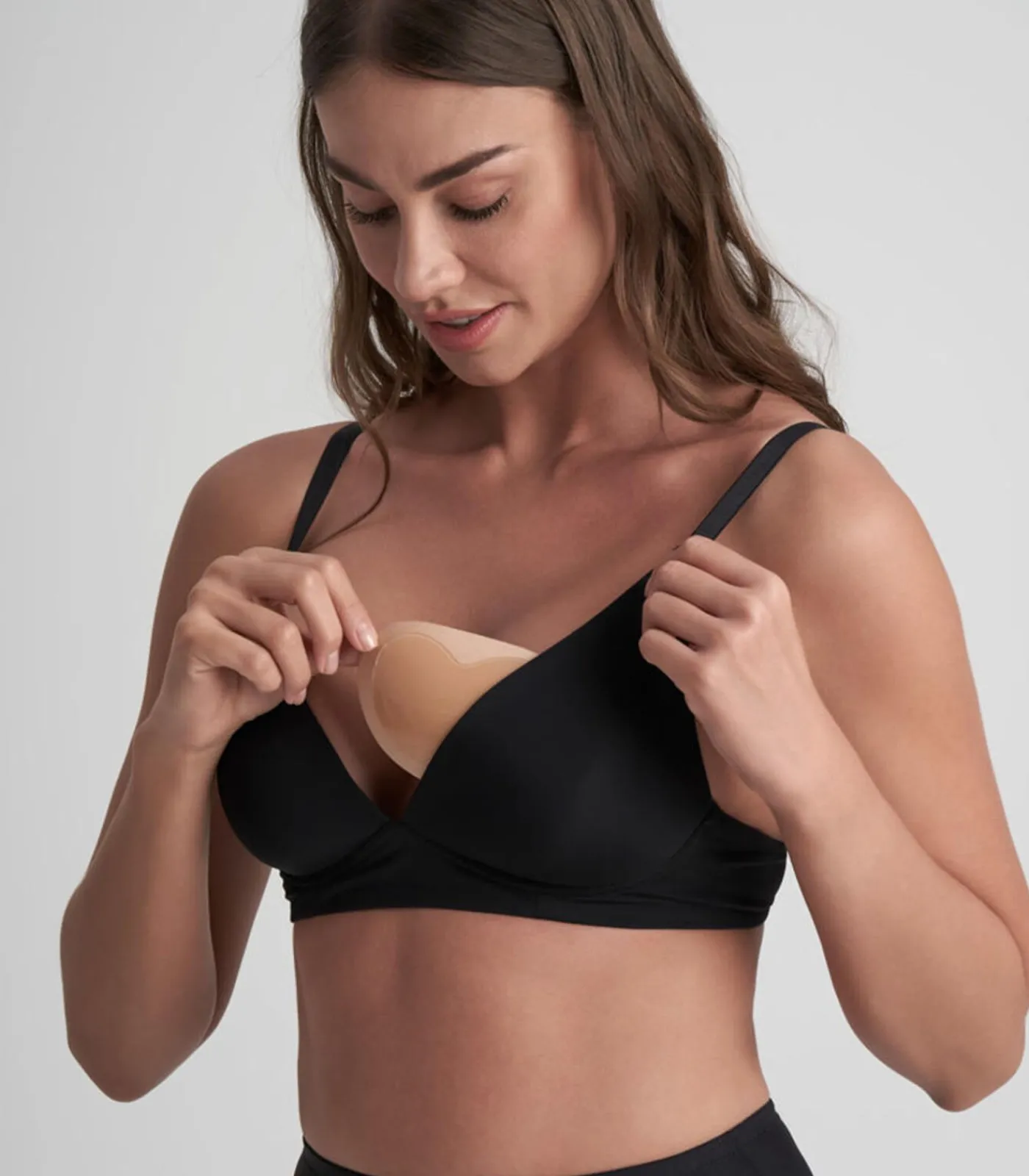 Bye Bra Zelfklevende Halve Push-Up Pads beige Clearance