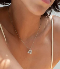 Joidart Zilveren ketting Pampalonia met bloemhanger silver Hot