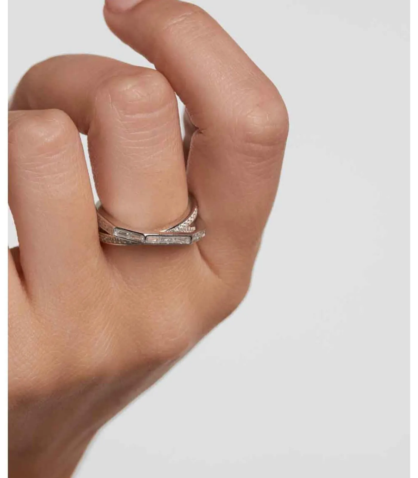 PDPAOLA Zilveren ring Olivia silver Discount