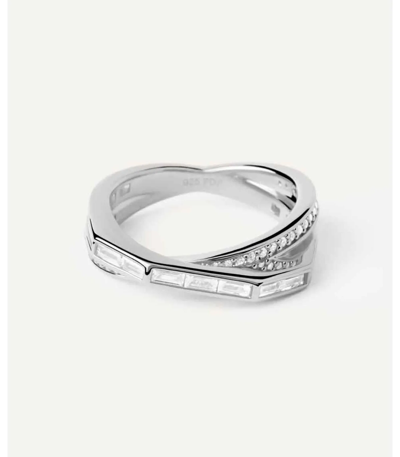 PDPAOLA Zilveren ring Olivia silver Discount