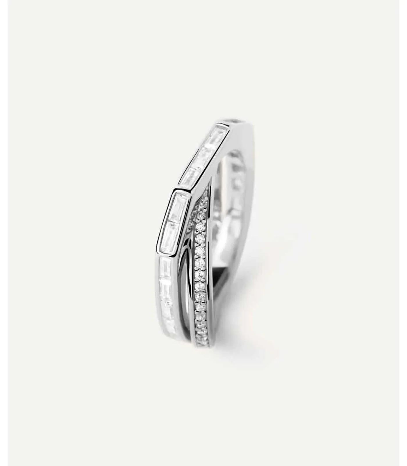 PDPAOLA Zilveren ring Olivia silver Discount